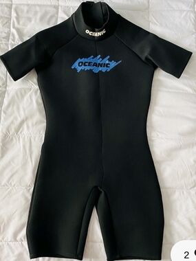 Oceanic Shorty Men’s  Wetsuit Large  black/blue